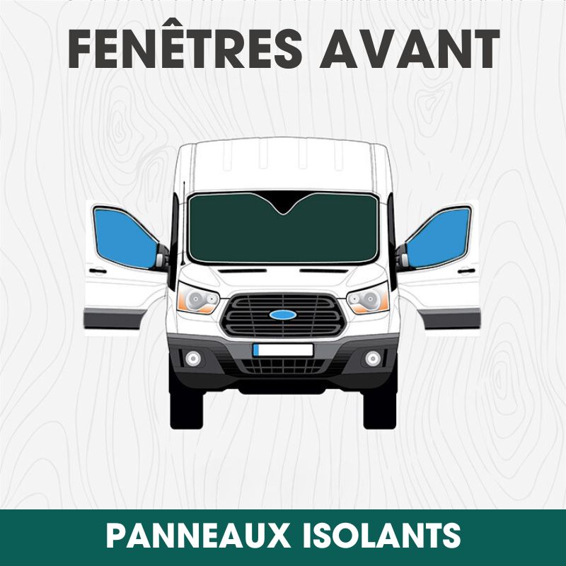 Front Door Window Insulation Panels – Ford Transit