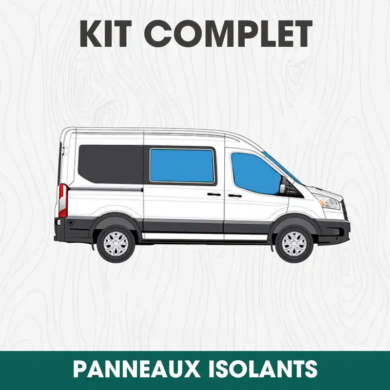 Ensemble complet de panneaux isolants pour fenêtres Ford Transit