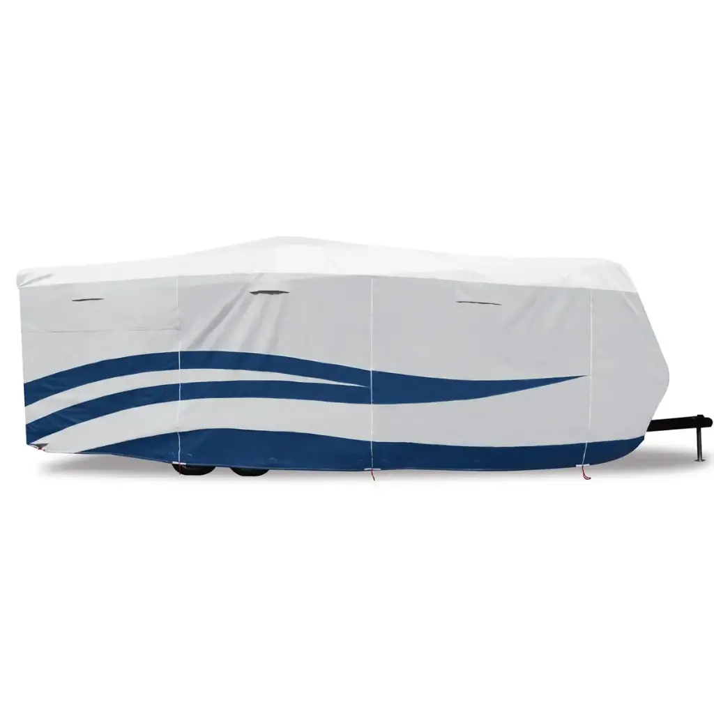 RV Toy Hauler Covers ( White and Blue)
