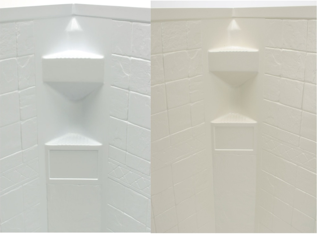 Neo Angle RV Shower Wall Surround - 34"x 34"x 68"