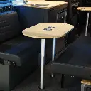 20" x 36" Obround Bamboo Table