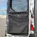 Rear Door Storage Bag with 2 Pockets - Mercedes Sprinter 2019+ Full/Half Plastic Trim (Driver Side)