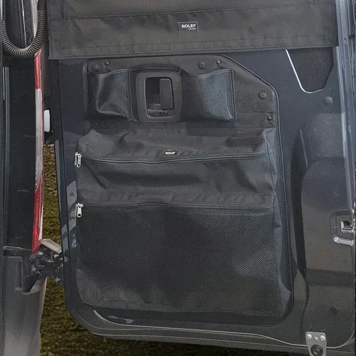 Lower Rear Door Organizer | Mercedes Sprinter - Door Shell (bare metal) 2019+