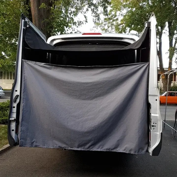 Exterior Rear Door Shower Curtain | Ford Transit 2015+