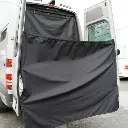 Exterior Rear Door Shower Curtain - Mercedes-Benz Sprinter 2007-2018