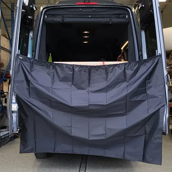 Exterior Rear Door Shower Curtain - Mercedes-Benz Sprinter 2019+
