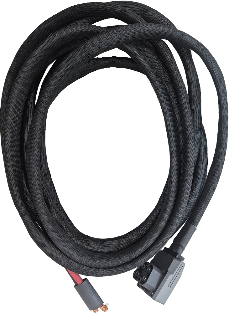 Câble de climatiseur 48 volts pour kits d'alimentation EcoFlow (4 bornes vers fil nu, 6 mètres)