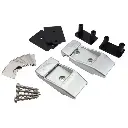 Fiamma® 98655-728 Aluminum Wall Brackets for Awning Legs