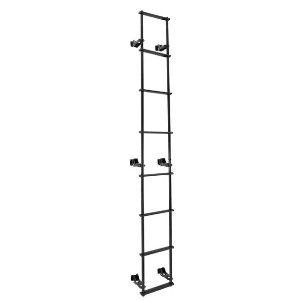 RV Toy Hauler Low Profile Universal 106" Collapsible Ladder with Hinges 