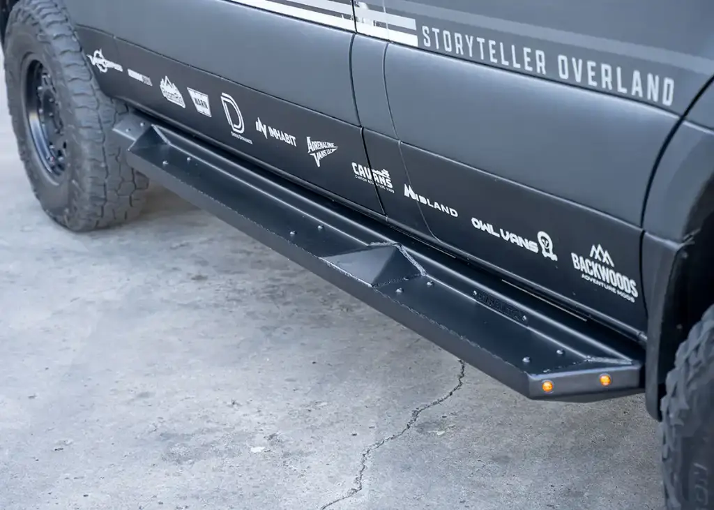 Sprinter/Transit Cab & Chassis, EKKO and Open Trail Side Steps - Short/Flat Version (Fits Driver & Passenger side)