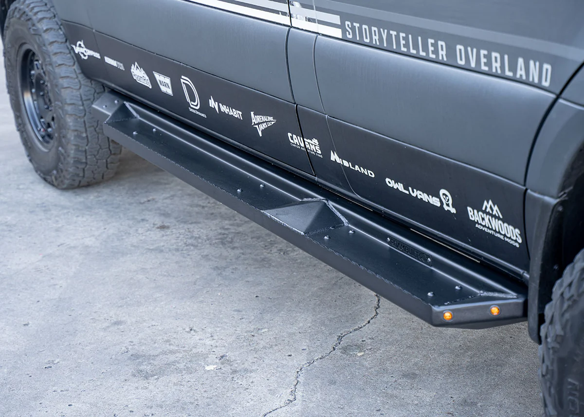 Sprinter/Transit Side Steps - Long/Flat Version (Driver Side) - ROAMBUILT