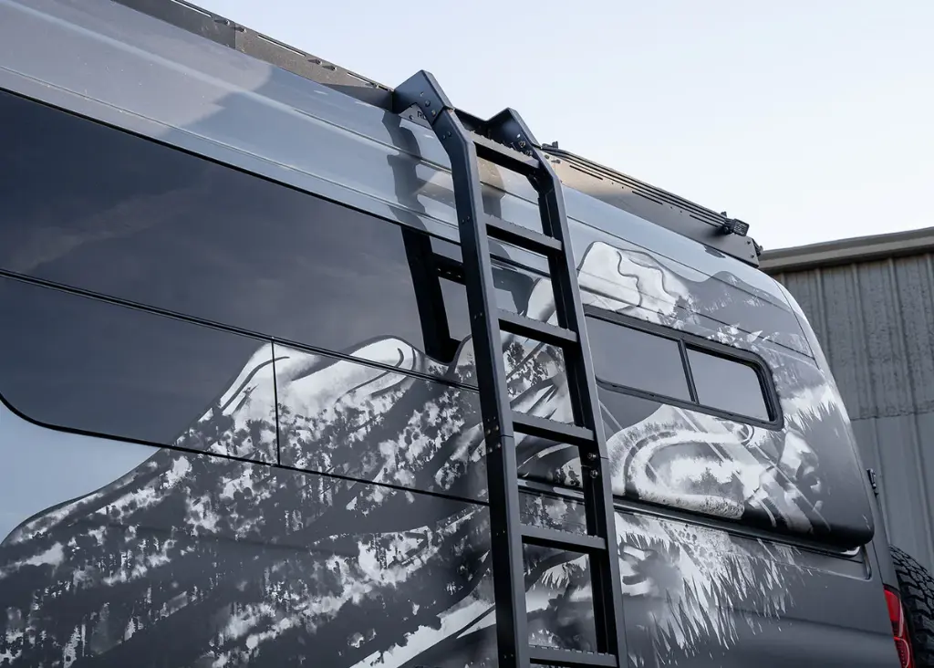 Mercedes Sprinter (2007+) Flatpack Ladder - ROAMBUILT