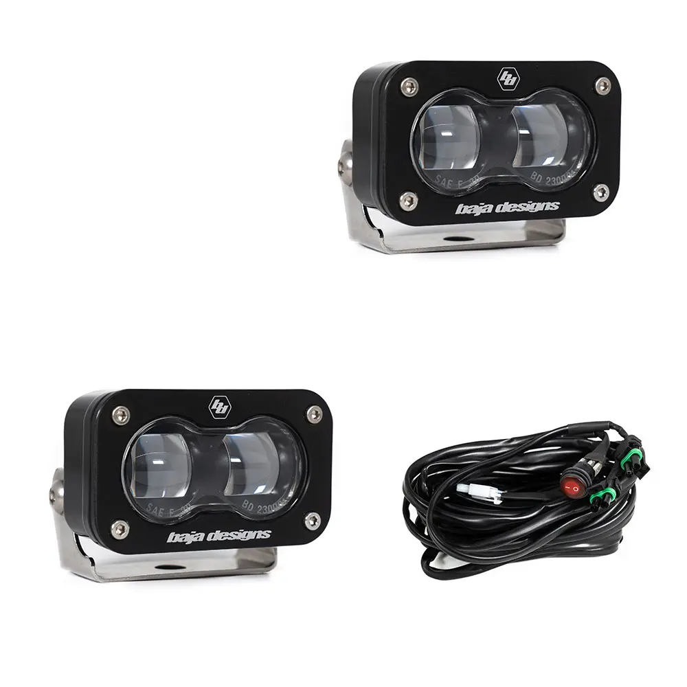 S2 SAE LED Auxiliary Light Pod Pair - BAJA DESIGNS