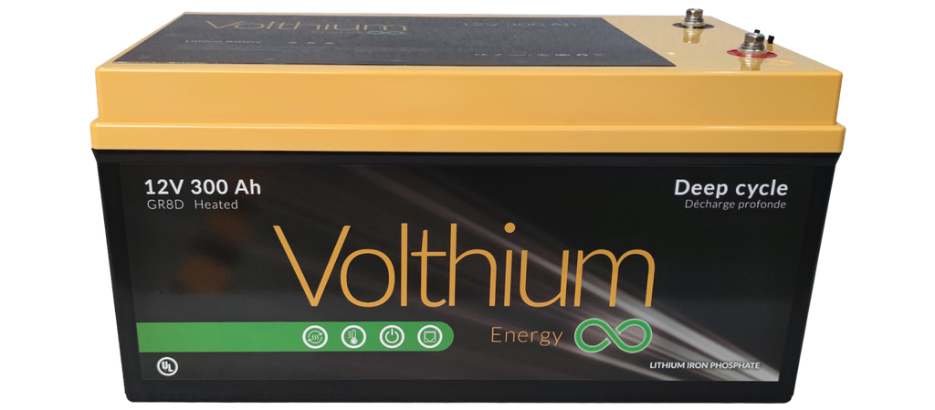 Volthium - 12V 300Ah Self-heating battery