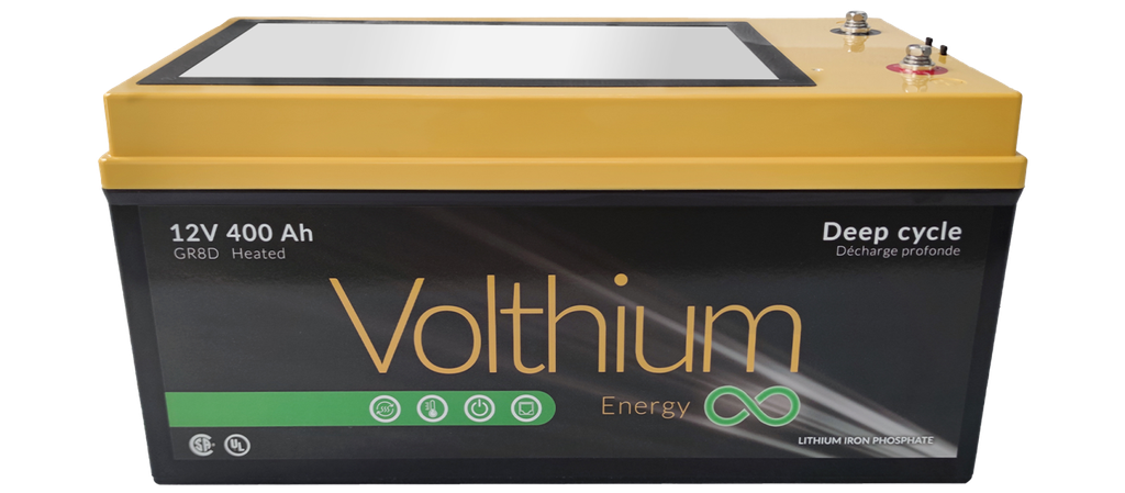Volthium - 12V 400Ah Self-heating battery