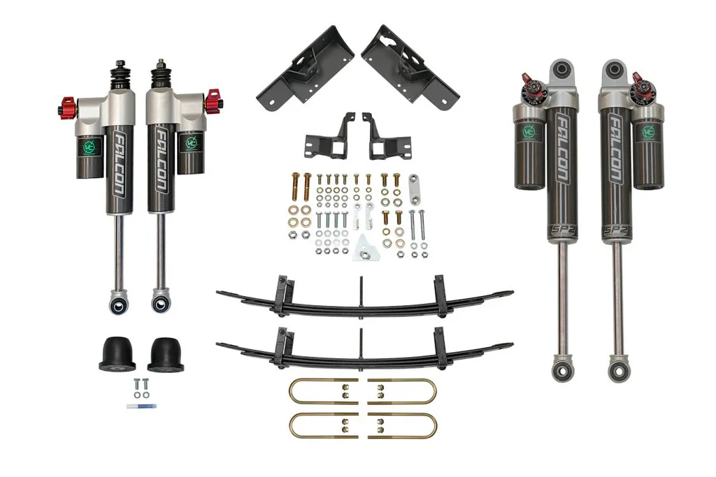 STAGE 4.3 SYSTEM - SPRINTER 2500 4X4 - 2015 to 2022 - FALCON 3.3 SHOCKS, MINI PACK - LIGHT/MID - MID/HEAVY TUNE - Van Compass 