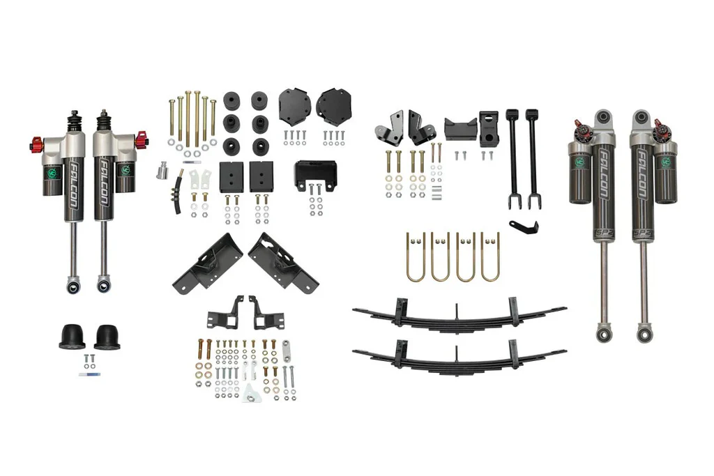 STAGE 6.3 SYSTEM - SPRINTER 2500 4X4, 2015-2018 - 2 INCH LIFT - FALCON 3.3 SHOCKS (LIGHT/MID - MID/HEAVY TUNE) - Van Compass 