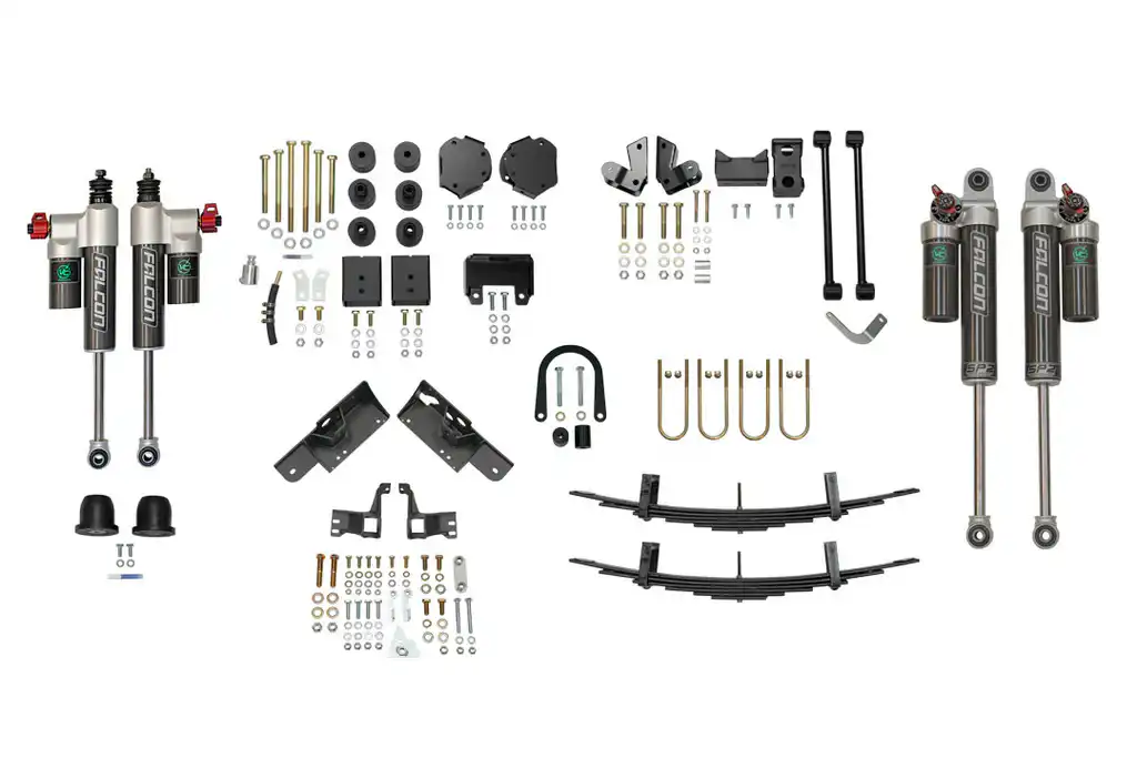 Stage 6.3 System - Sprinter 2500 4x4, 2019-2022 - 2 inch lift - Falcon 3.3 shocks - (light/mid - mid/heavy tune) - Van Compass