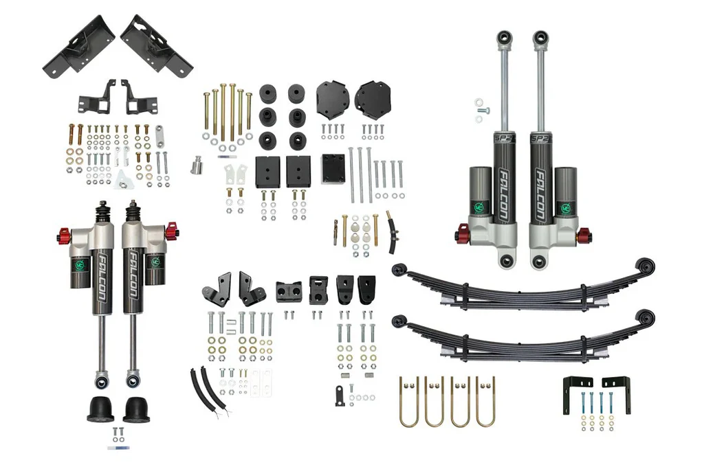 STAGE 6.3 DUALLY 2" LIFT SYSTEM - SPRINTER 3500 AWD, 2023+, FALCON 3.3 - (LIGHT/MID - MID/HEAVY TUNE) - Van Compass 