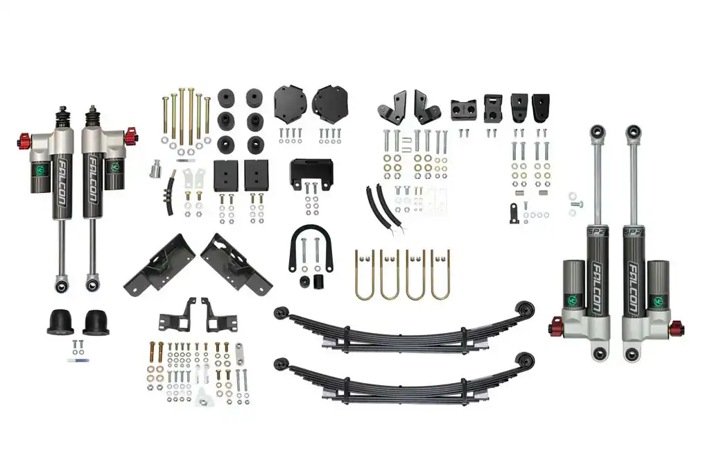 Stage 6.3 Dually 2" lift system - Sprinter 3500 4x4, 2019-2022 - falcon 3.3, mid/heavy Tune, Opti-Rate - Van Compass
