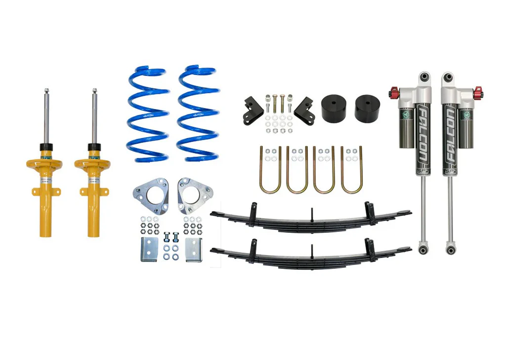 KIT DE RELEVAGE STAGE 4 TOPO 2 POUCES - FORD TRANSIT 2018 ET SUIVANTS - (RÉGLAGE LÉGER/MOYEN ET MOYEN/LOURD) - Van Compass