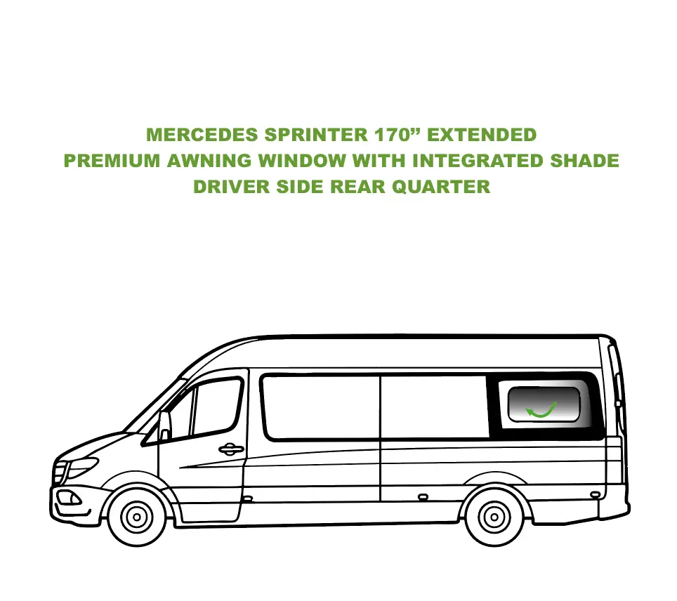VWD Premium Awning Van Window (SL103-AW) 