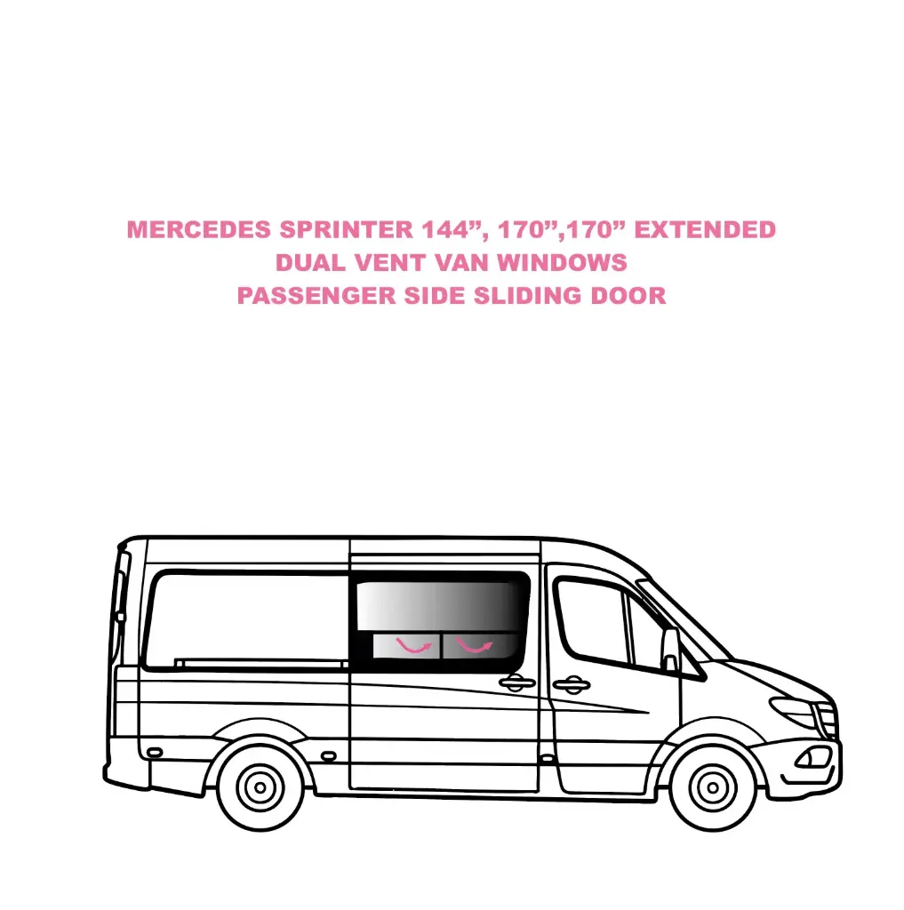VWD Dual Vent Van Window (SR101-DV) 