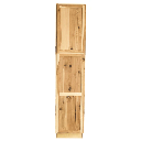 RV Pantry Cabinet Rustic Hickory