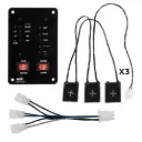 RV Tank Monitor Panel Kit | Probeless Adhesive Sensors 
