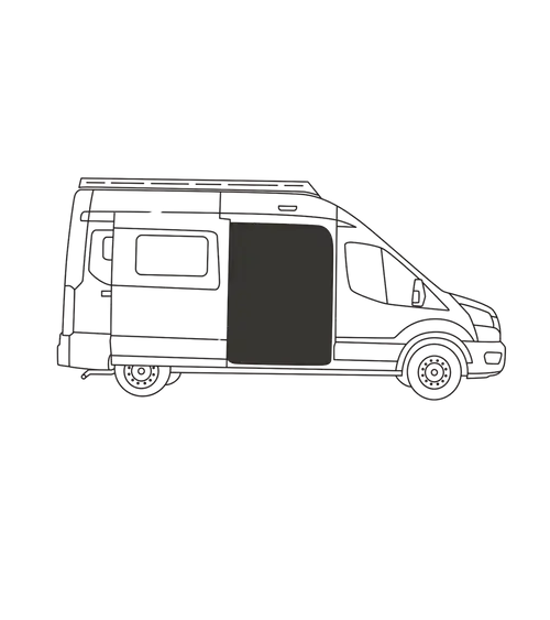 Side door insulated partition for Promaster