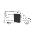 Side door insulated partition for Promaster