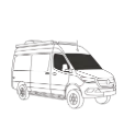 Ensemble pour cabine avant Mercedes Sprinter (2019–2024)