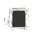 Rear door insulated partition for Transit (Medium roof)