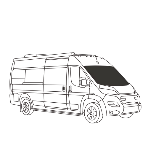 Windshield Insulated Window Cover – Promaster 2014+