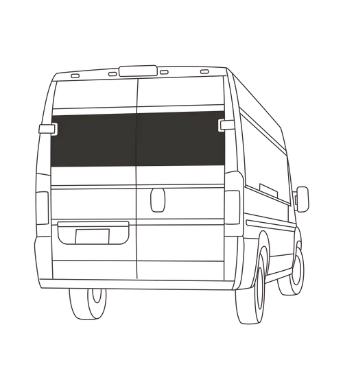 Couvre-fenêtres isolants pour portes arrière – ProMaster 2014+