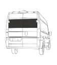 Couvre-fenêtres isolants pour portes arrière – ProMaster 2014+