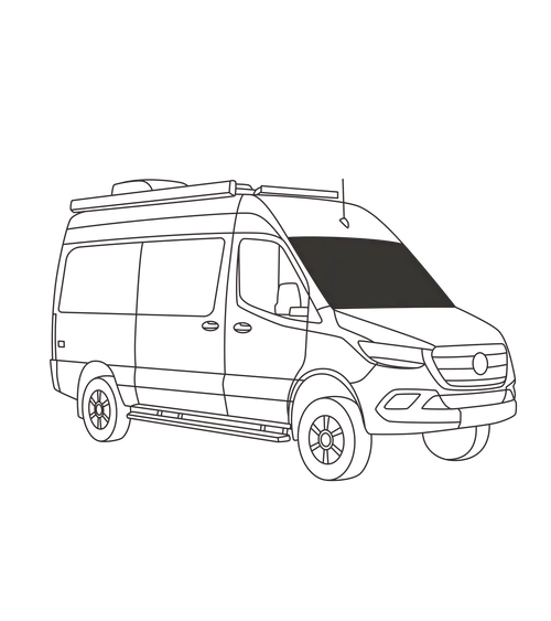 Sprinter 2025+ Windshield Insulated Window Cover