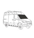 Sprinter 2025+ Windshield Insulated Window Cover