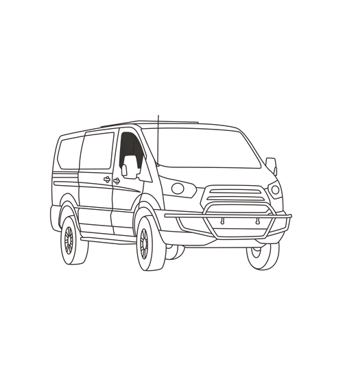 Front Door Insulated Window Covers – Ford Transit (Low Roof)