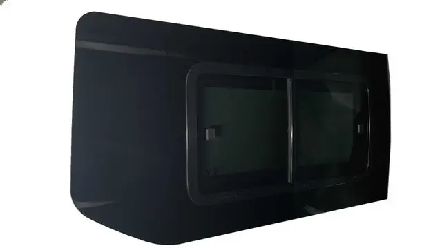 VWD Double Sliding Van Window — Ford Transit 148 EXT (Passenger Side Rear Quarter)