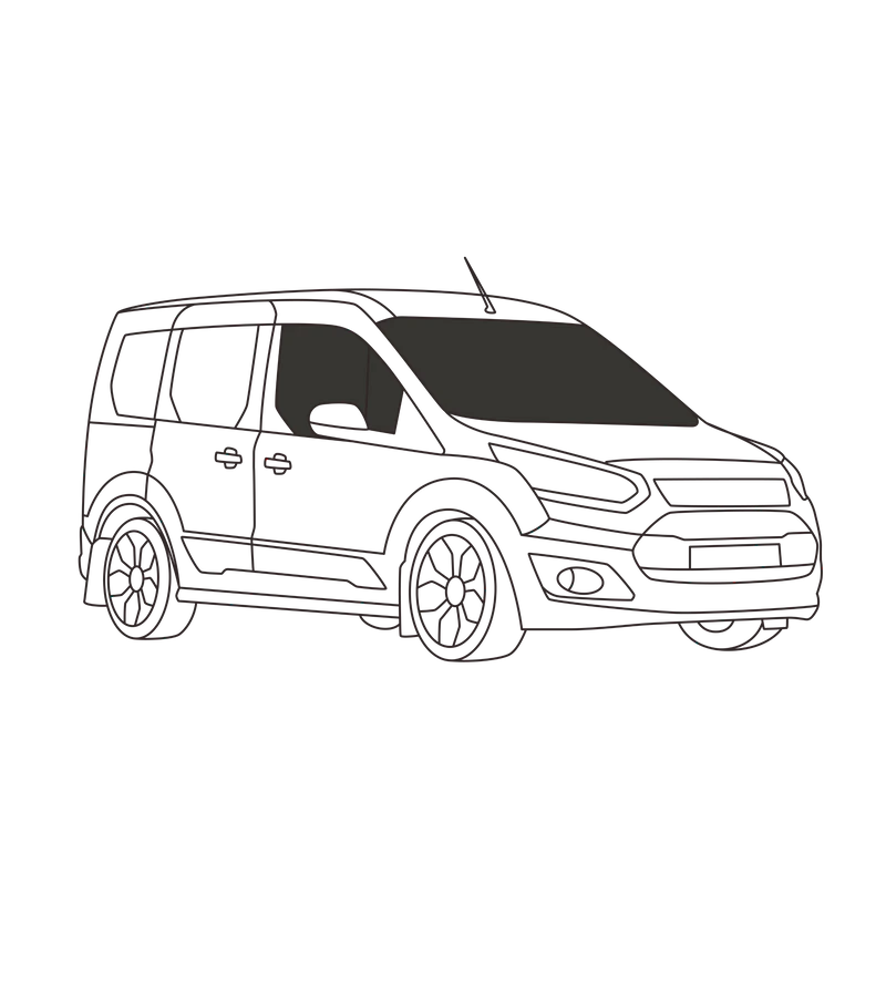 Front Cab Transit Connect 2014+