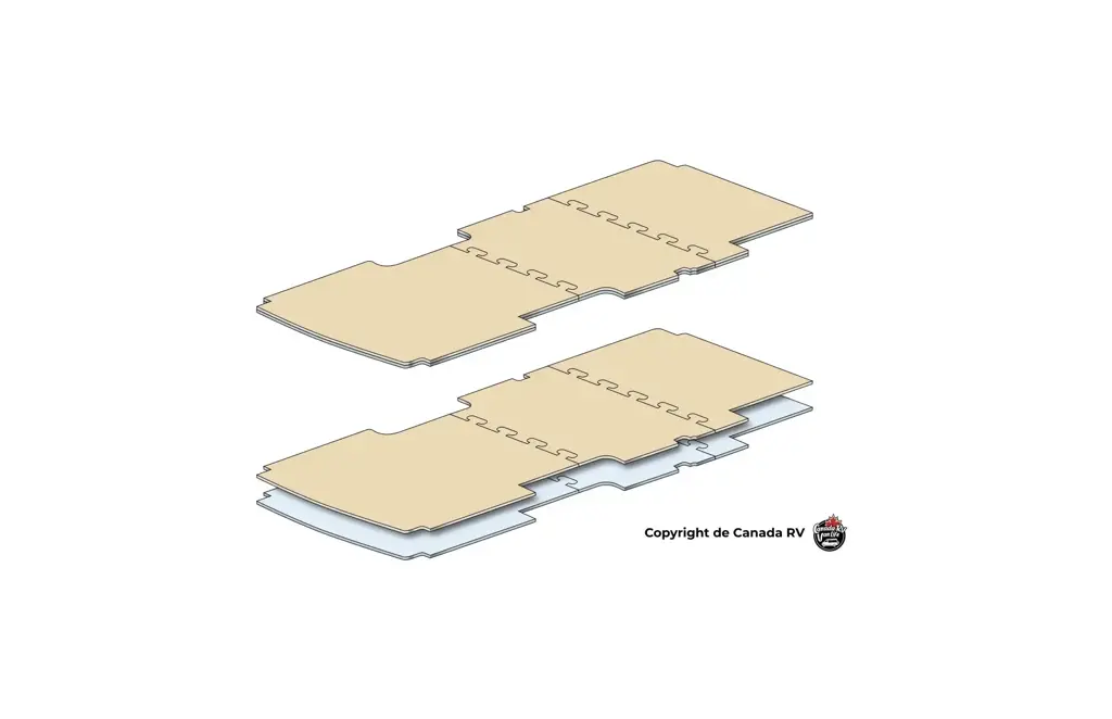 Van Floor Kit - CNC - Puzzle fit