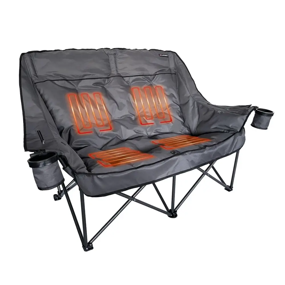Big Bear Heated Folding Loveseat
