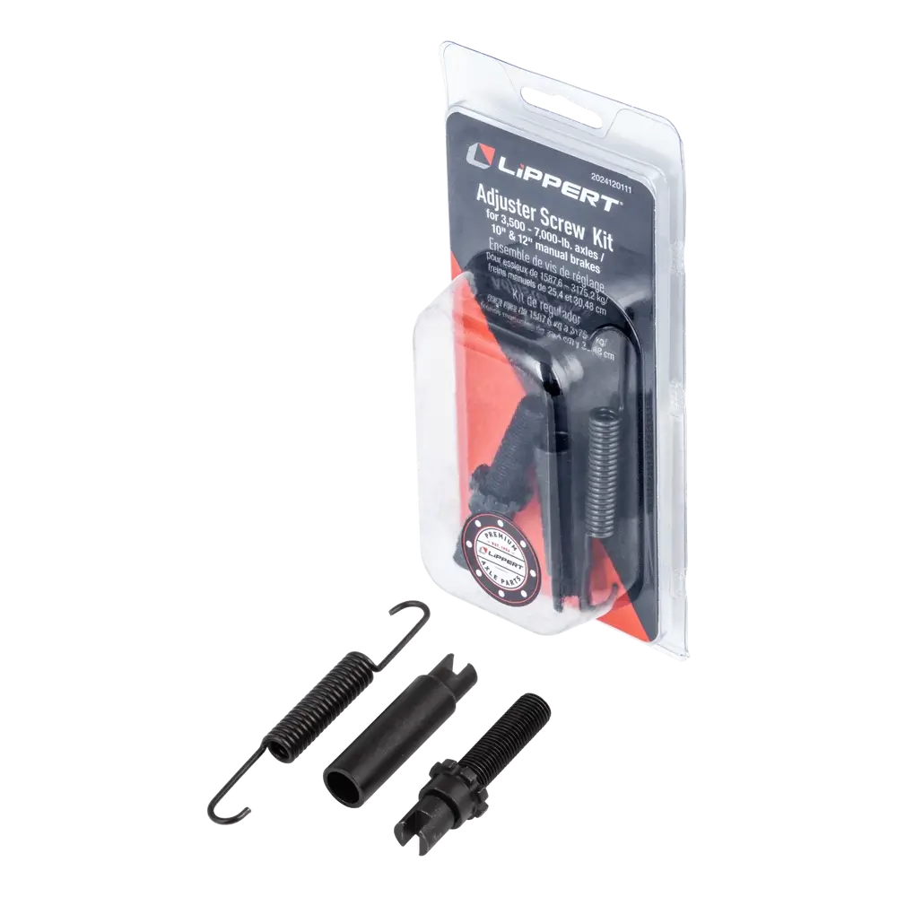 Lippert Adjuster Screw & Spring Kit for 10" & 12" RV Trailer Electric Brake Assemblies #2024120111 