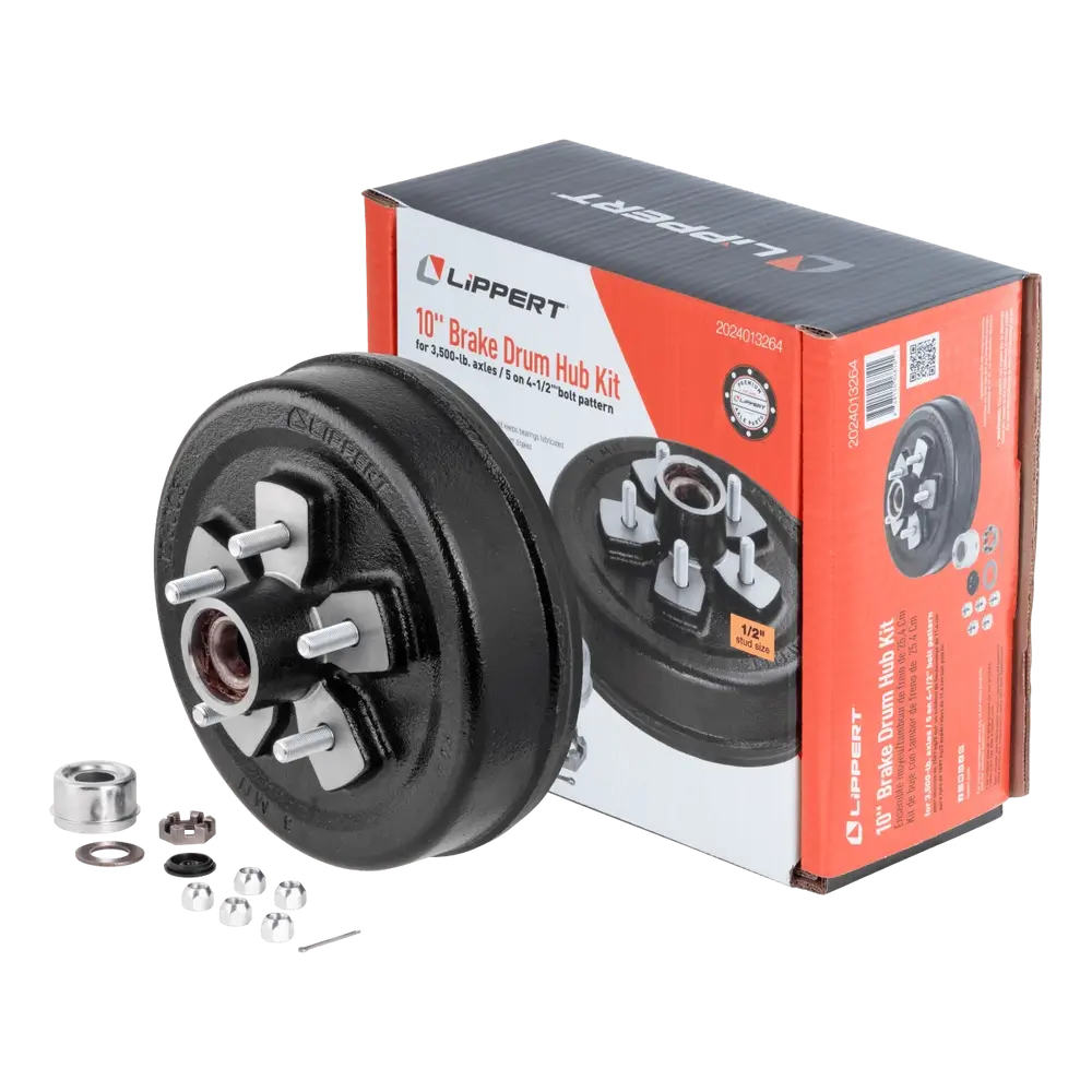 Complete Brake Hub Kits with Installed Bearings – 3,500 to 7,000-lb Axles
