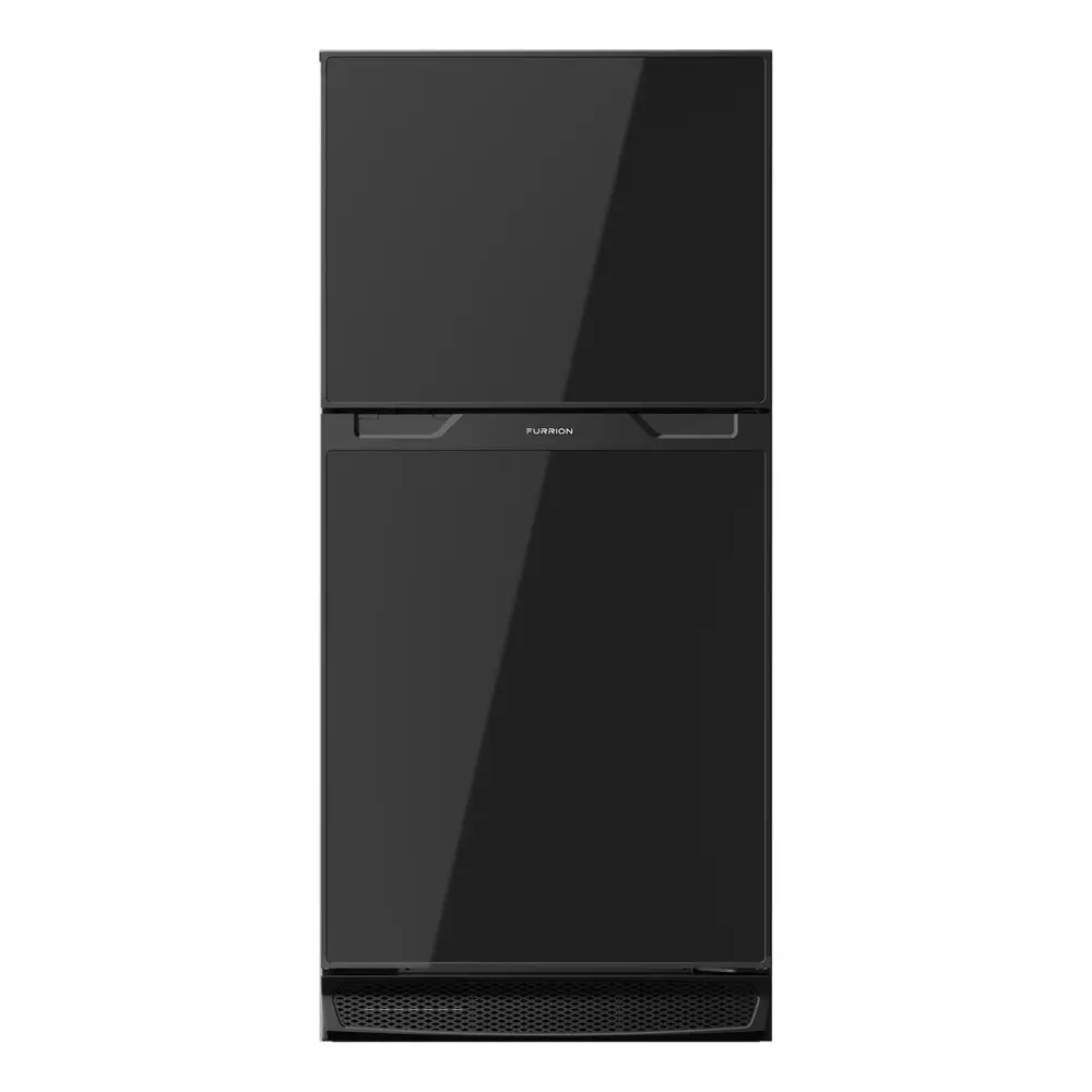 Furrion Arctic® Built-In RV Refrigerator - 12V, 8 cu. ft., Black Glass Doors, Left Hinge