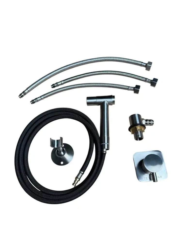 Stainless Steel RV and Marine Shower Port System 