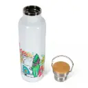 Insulated Stainless Steel Bottle with Bamboo Lid