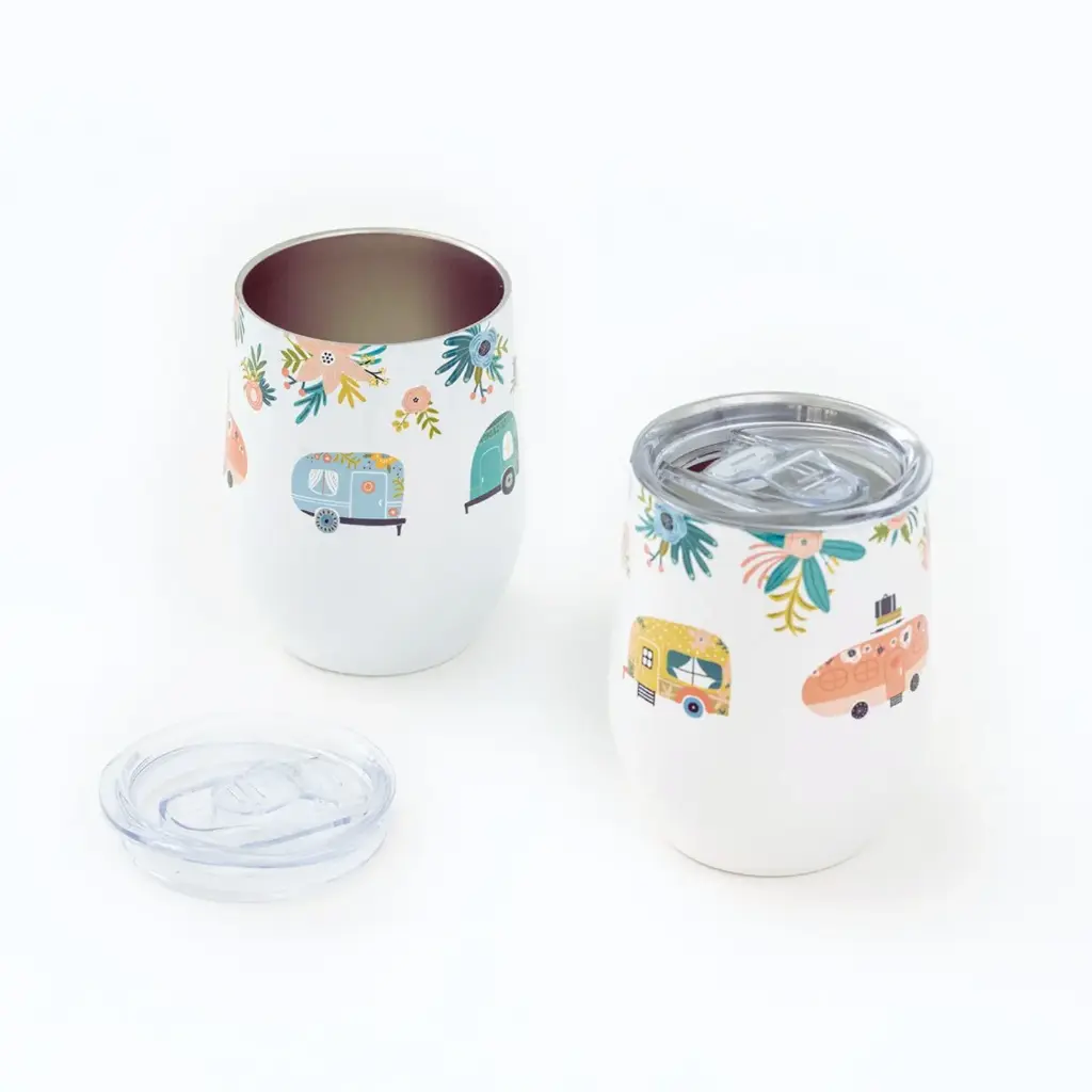 Insulated Tumbler with Lid – Garden Collection (12 oz)