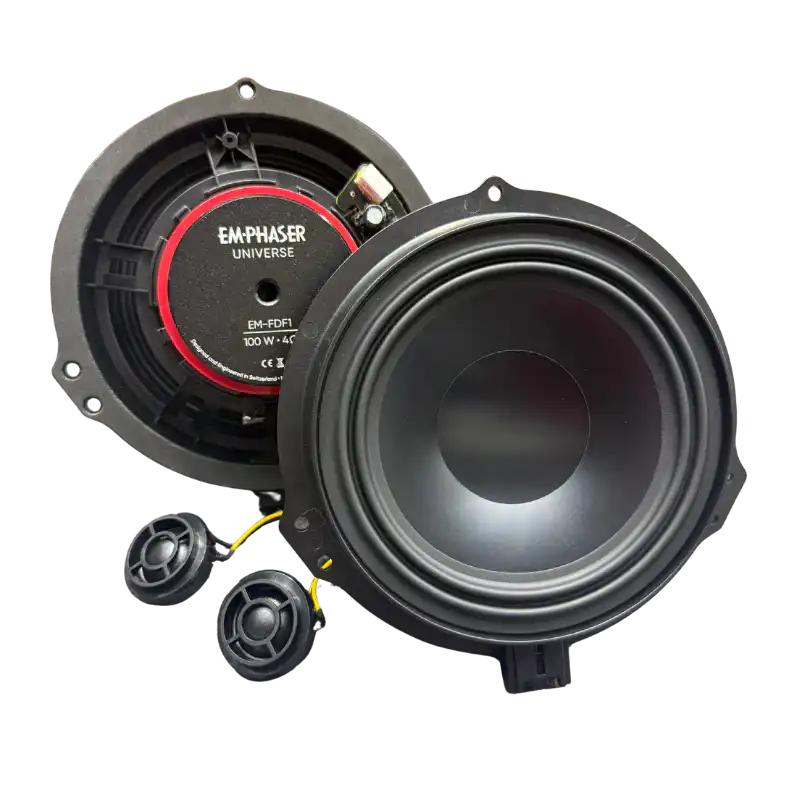 Ensemble de haut-parleurs avant EMPHASER 6,5" pour Ford Transit – Go Code
